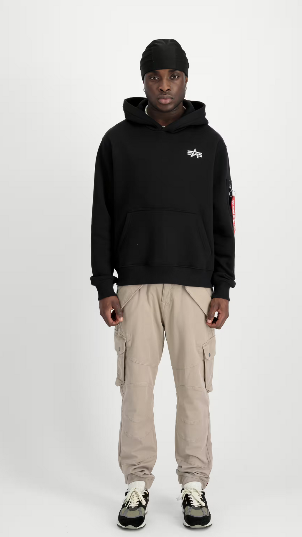 Alpha Industries Signature BP Hoodie Black Soulsideshop