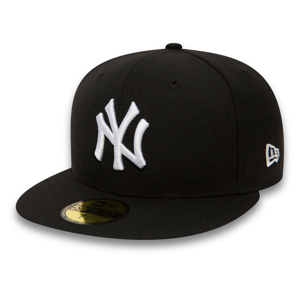 New Era New York Yankees Essential 59FIFTY Fitted Cap Black/White