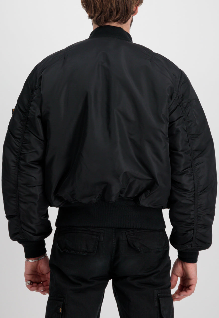 Alpha Industries MA-1 TT Reversible Bomber Jacket Black - Soulsideshop