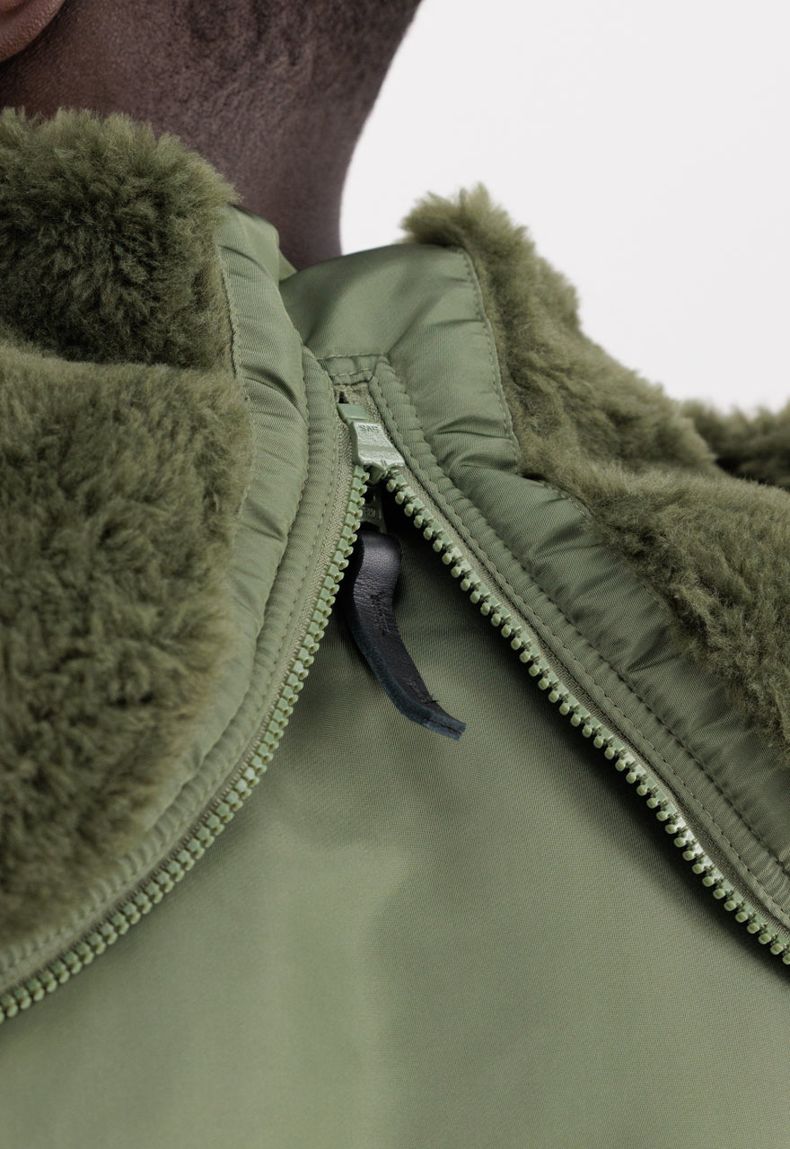 Alpha Industries N-2B (HERITAGE) Flieger & Winterjacke Green