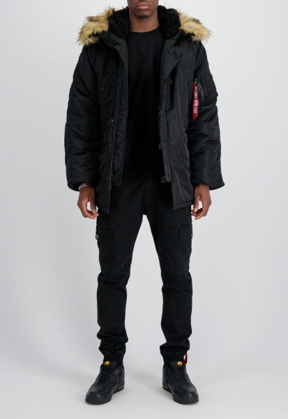 Alpha Industries N-3B (HERITAGE) Winterjacke Black