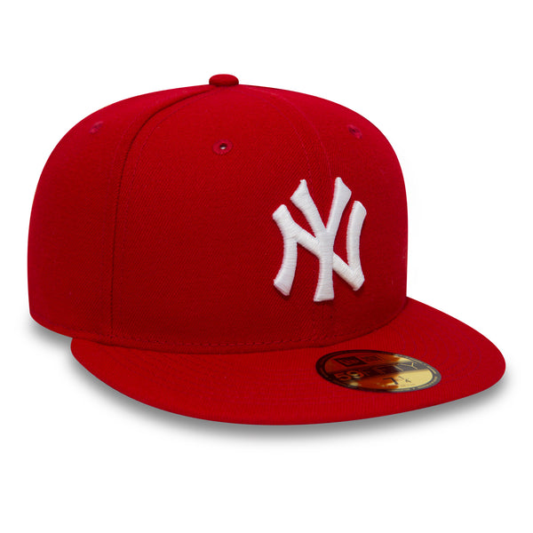 New Era New York Yankees Essential 59FIFTY Fitted Cap Red