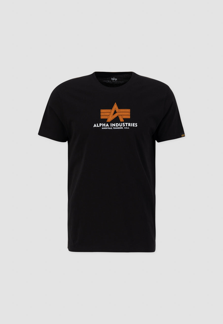 Alpha Industries Basic Rubber T-Shirt Black - Soulsideshop
