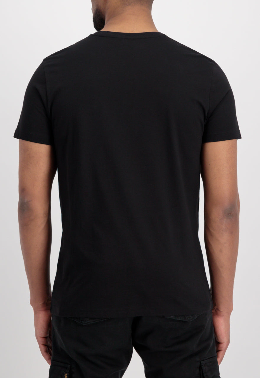 Alpha Industries Basic Rubber T-Shirt Black - Soulsideshop