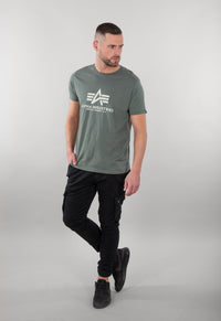 Alpha Industries Basic T-Shirt Vintage Green - Soulsideshop