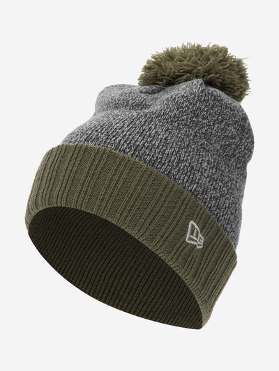 New Era NFL Pom Knit Beanie Olive / Grey