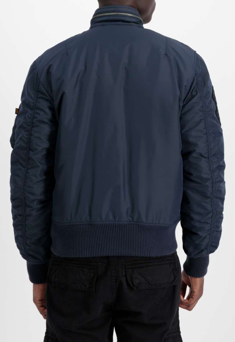 Alpha Industries Engine Bomber & Fliegerjacke Blue