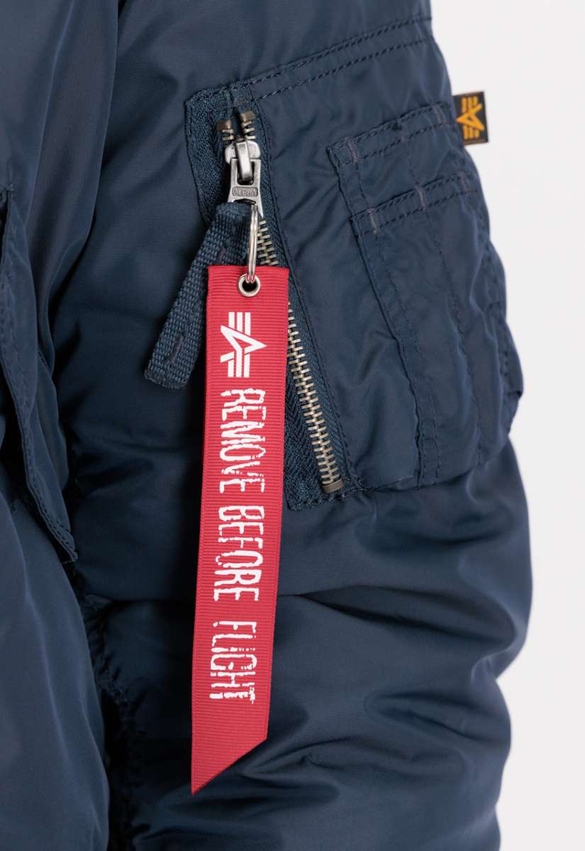 Alpha Industries Engine Bomber & Fliegerjacke Blue