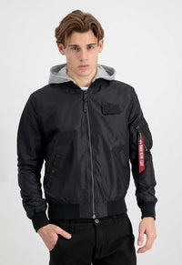 Alpha Industries MA-1 TT Hood BP Fliegerjacke Ref. Black