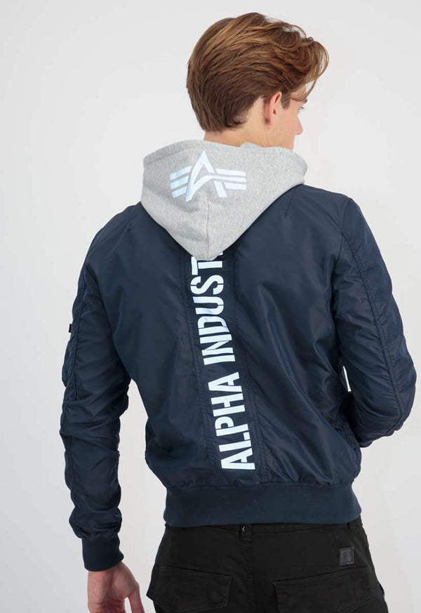 Alpha Industries MA-1 TT Hood BP Bomberjacke Blue