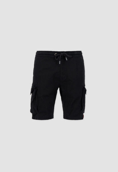 Alpha Industries Cotton Twill Jogger Shorts Black