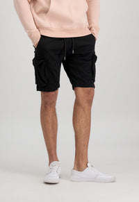 Alpha Industries Cotton Twill Jogger Shorts Black