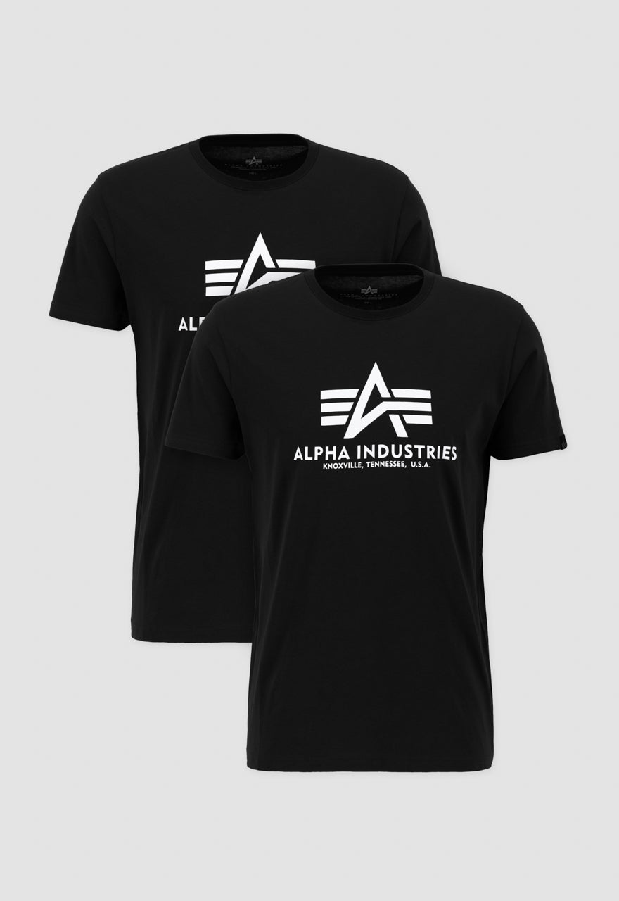 Alpha Industries Basic T 2Pack T-Shirt Black