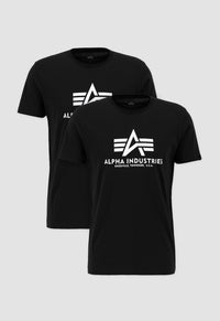 Alpha Industries Basic T 2Pack T-Shirt Black