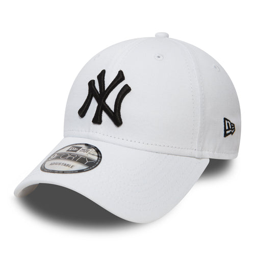 New Era New York Yankees Essential 9FORTY Verstellbare Cap White