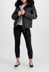 Alpha Industries Hooded Alpha Frauen Pufferjacke Black