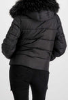 Alpha Industries Hooded Alpha Frauen Pufferjacke Black