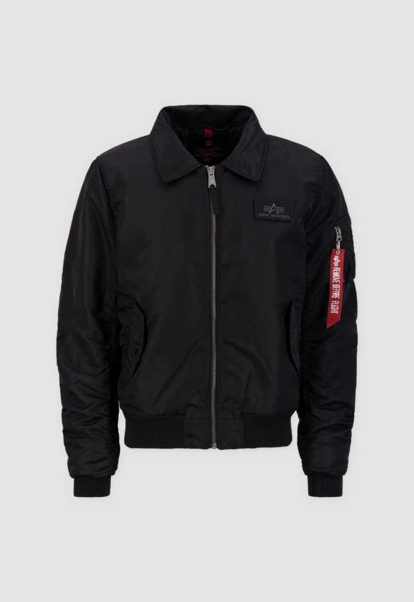 Alpha Industries CWU Jet Blast Bomber & Fliegerjacke Black