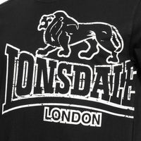 Lonsdale Langsett T-Shirt Black