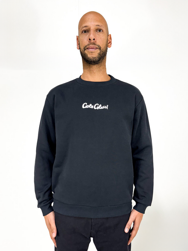Carlo Colucci Basic Sweater Black - Soulsideshop