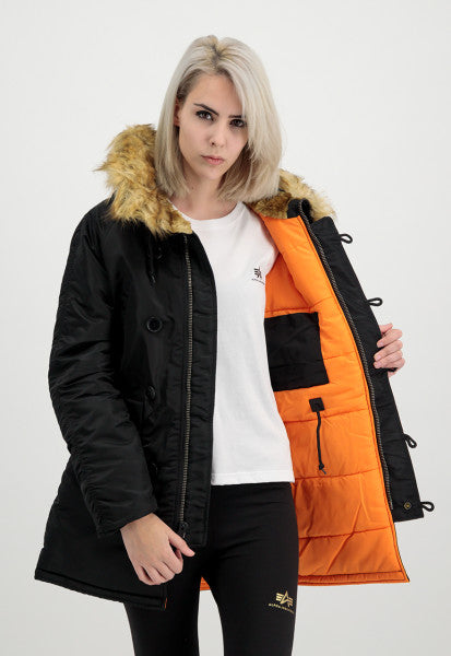Alpha Industries N3B VF 59 Winterjacke für Frauen Black