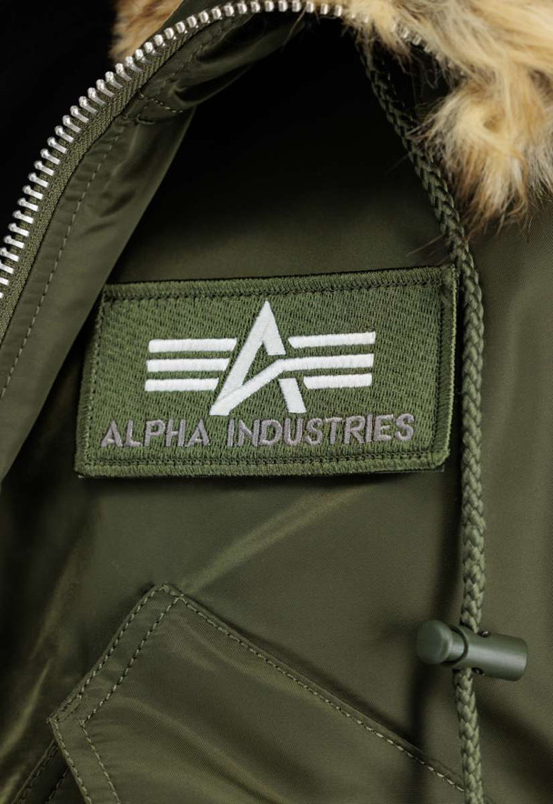 Alpha Industries 45P Hooded Custom Bomberjacke Dark Green
