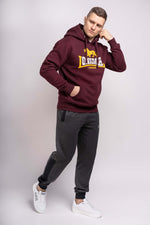 Lonsdale Thurning Hoodie Oxblood