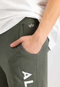 Alpha Industries Jersey Shorts Dark Olive