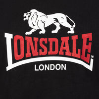 Lonsdale Hempriggs T-Shirt Black Red White