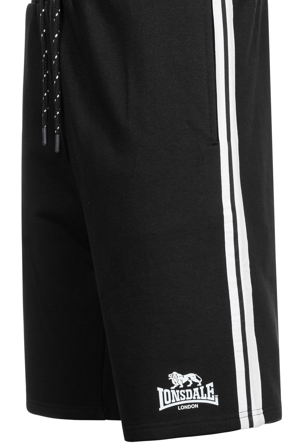 Lonsdale Craigston Shorts Black White