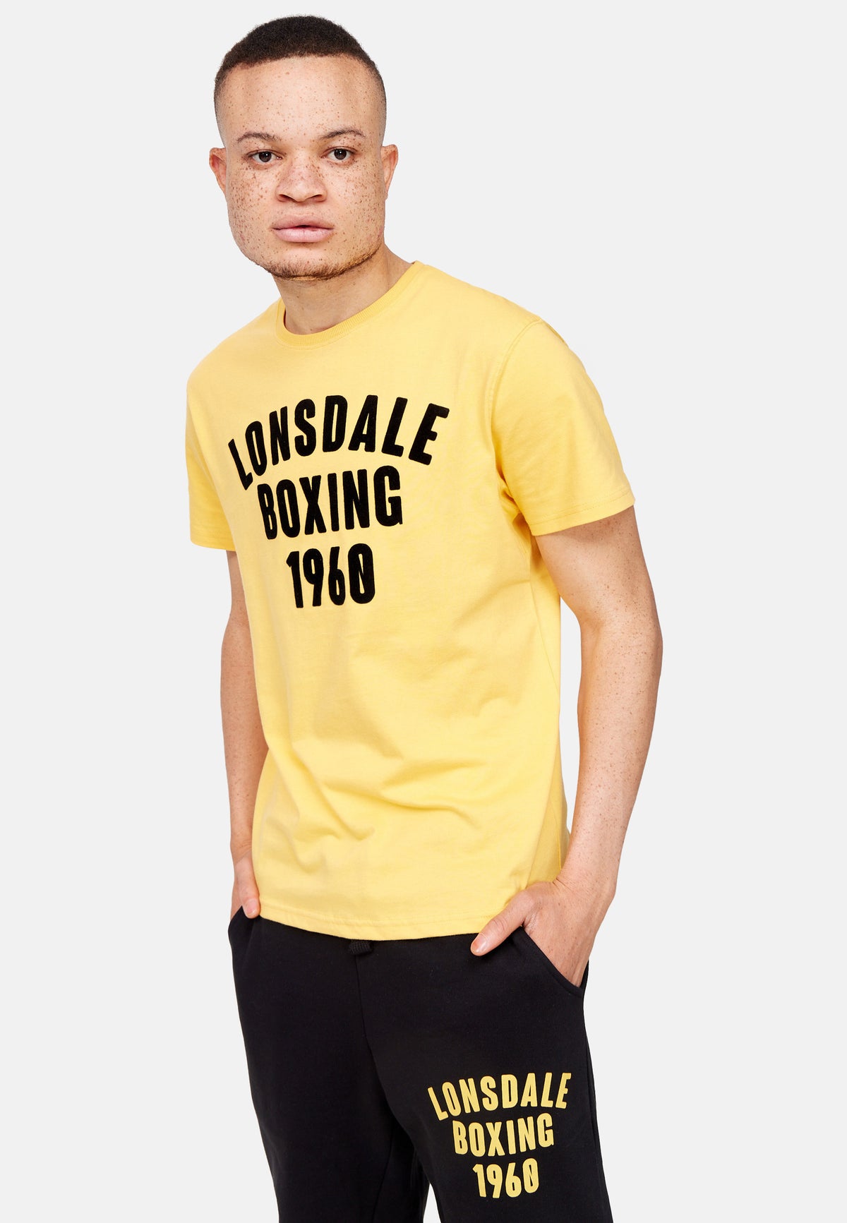 Lonsdale Pitsligo T-Shirt Yellow