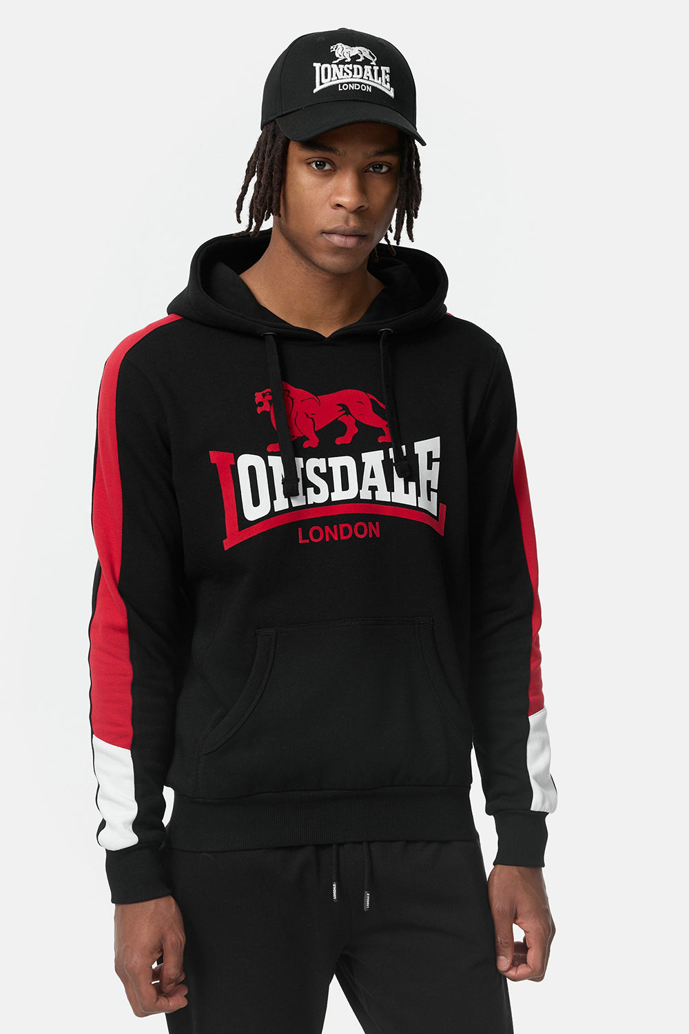 Lonsdale Hoodie Langwell Black