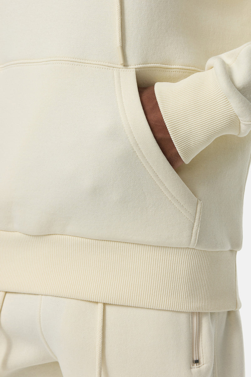 Lonsdale Belmaduthy Hoodie Beige Blue