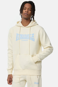 Lonsdale Belmaduthy Hoodie Beige Blue