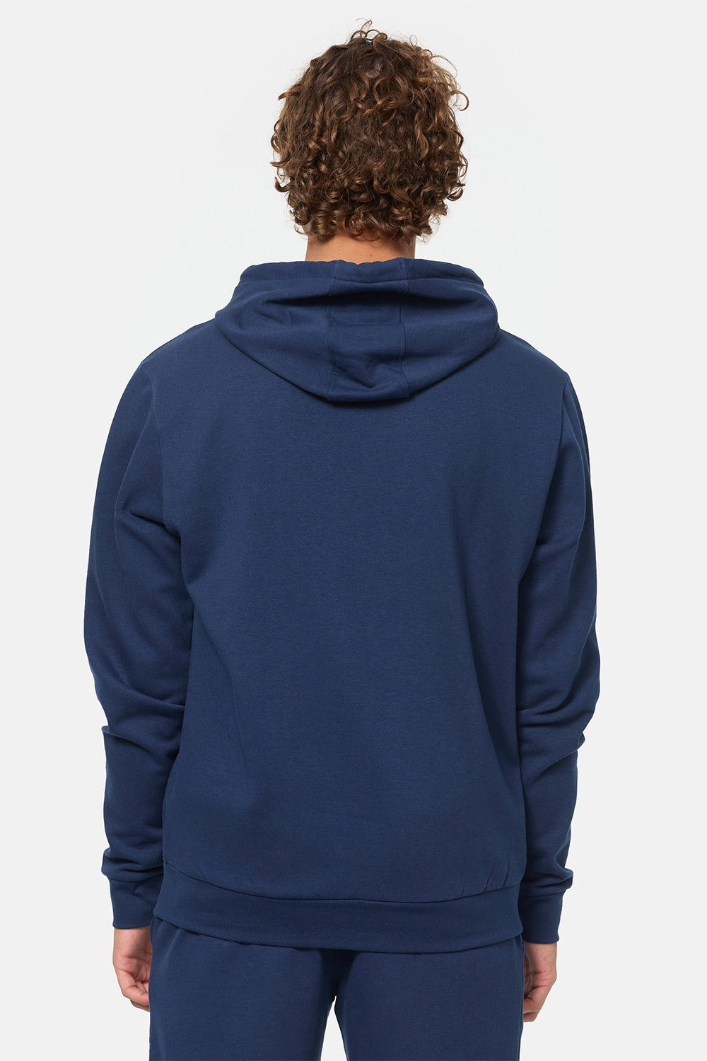 Lonsdale Stotfield Hoodie Navy Red White