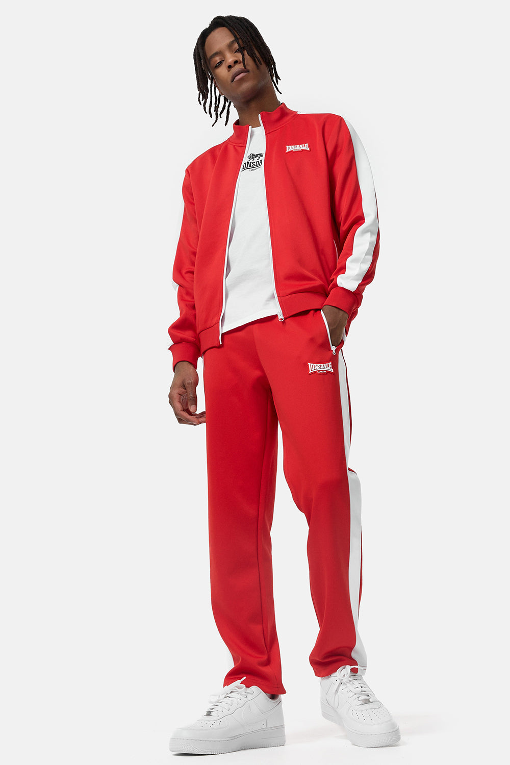 Lonsdale Jogginganzug Manhay Red White