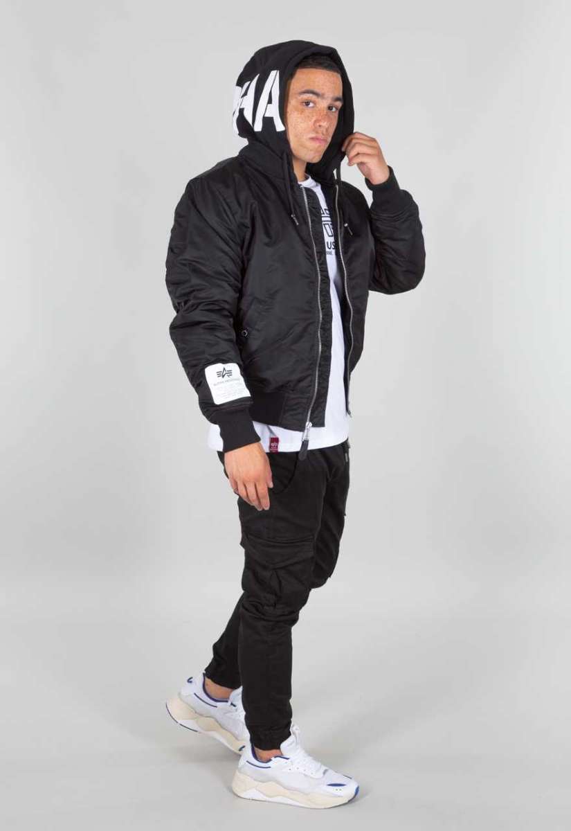 Alpha Industries MA-1 ZHP Bomberjacke Black