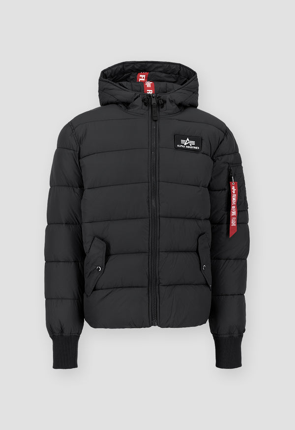 Alpha Industries Hooded Pufferjacke Alpha FD Black