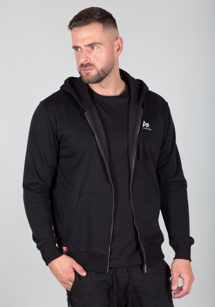 Alpha Industries Basic Zip Hoodie Black