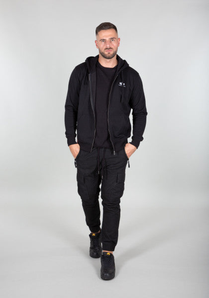 Alpha Industries Basic Zip Hoodie Black