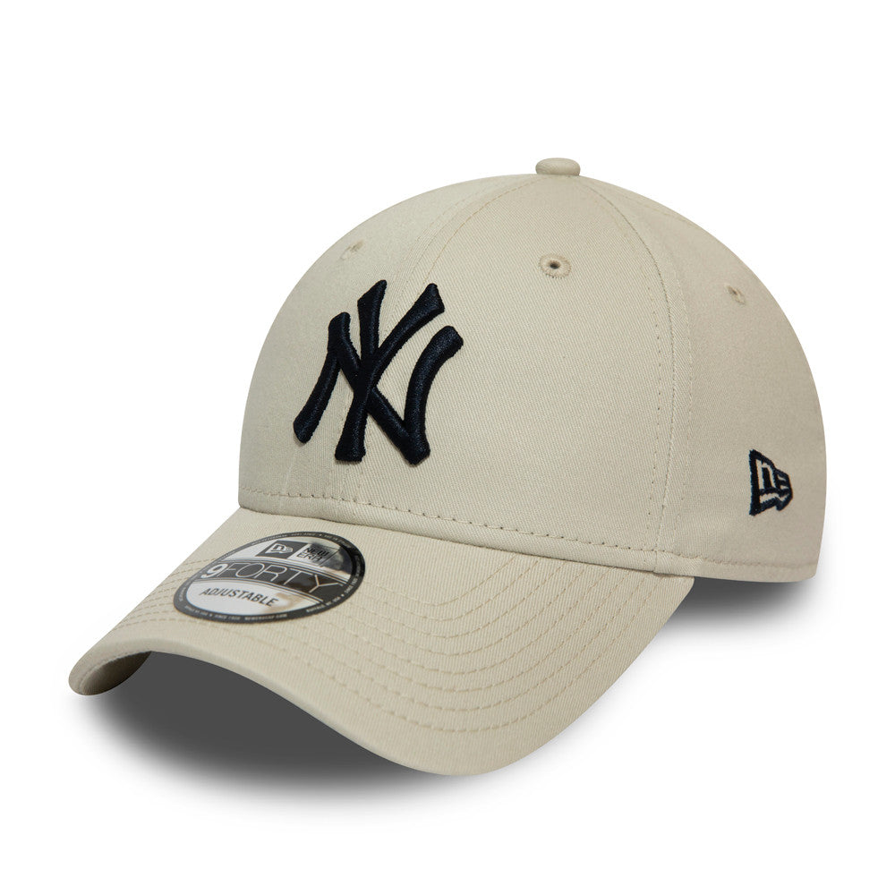 New Era New York Yankees Essential 9FORTY Verstellbare Cap Grey