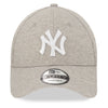 New Era New York Yankees Jersey 9FORTY Verstellbare Cap Grey
