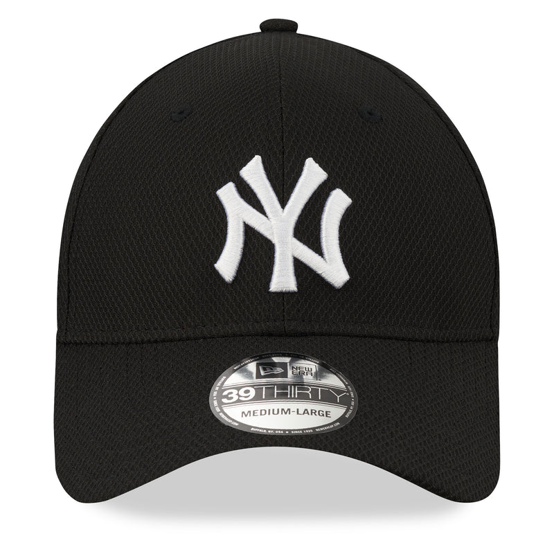 New Era New York Yankees Diamond 39THIRTY® Cap Black/White