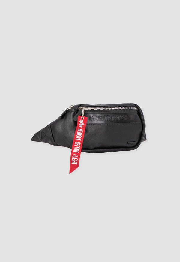 Alpha Industries RBF Leather Waistbag Black