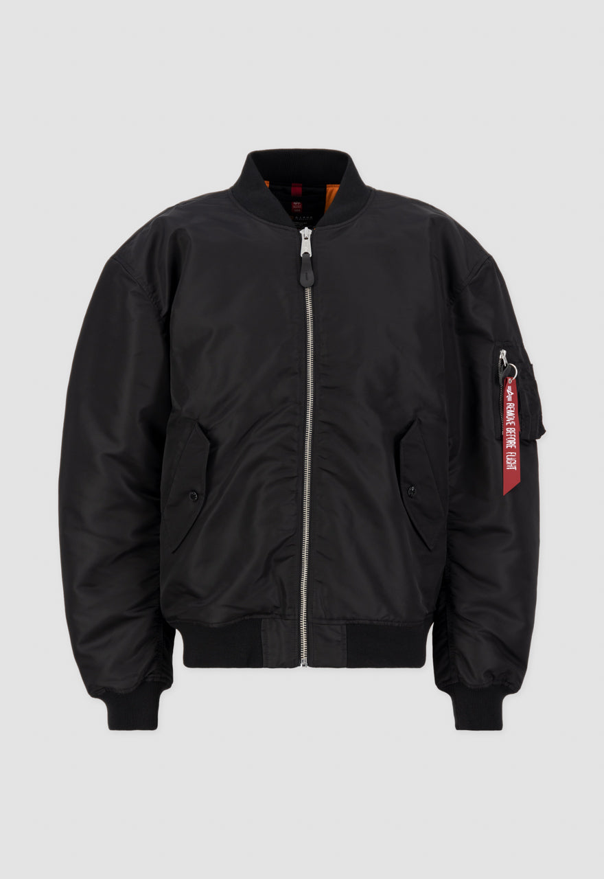 Alpha bomber jacket remove before fearless flight