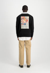 Alpha Industries USN Blood Chit Sweater Black