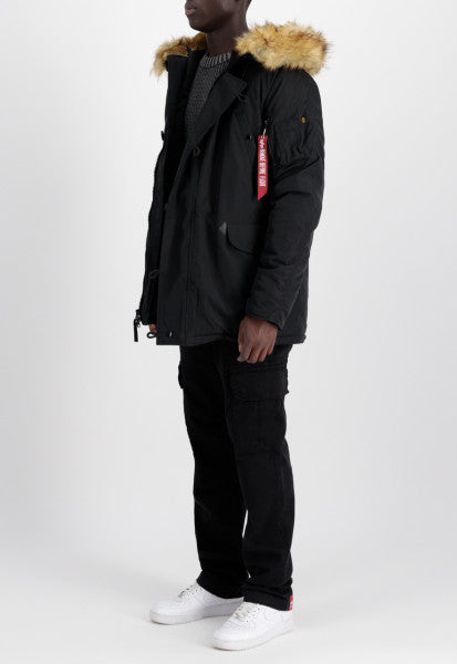 Alpha Industries Explorer Winterjacke ohne Patch Black