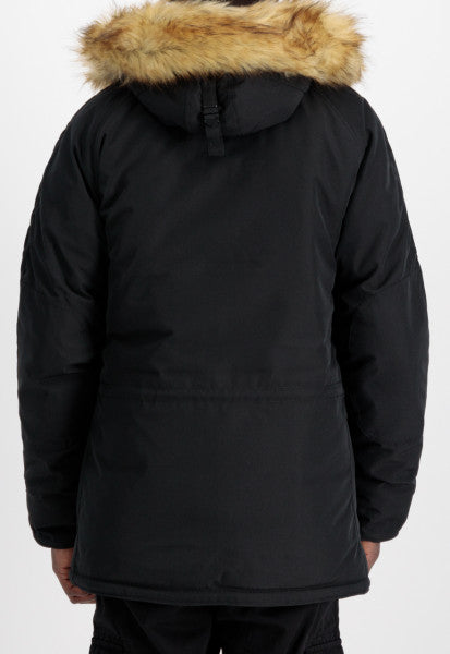 Alpha Industries Explorer Winterjacke ohne Patch Black