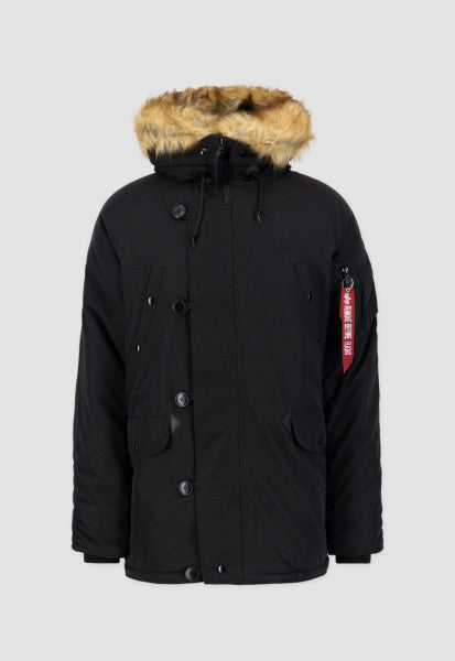 Alpha Industries Explorer Winterjacke ohne Patch Black