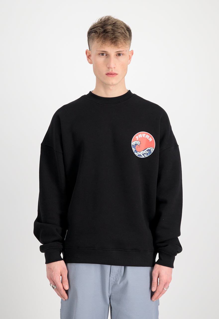 Alpha Industries Japan Wave Warrior Sweater Black